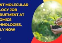 Plant Molecular Biology Job Recruitment