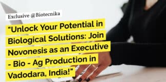 Novonesis Production Job Opening For Food Sciences, Apply Online