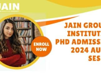 Jain University PhD Admissions 2024