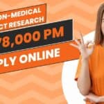 RCB Non-Medical Project Research Scientist Job