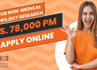 RCB Non-Medical Project Research Scientist Job