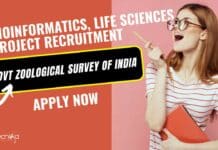 Govt Bioinformatics Project Recruitment