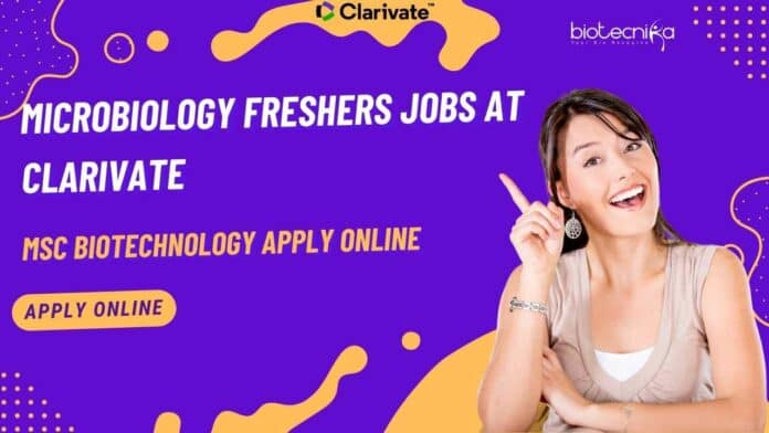 Microbiology Freshers Jobs India