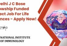 NII Delhi Project Research Job Opening