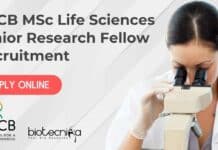 RGCB JRF Vacancy Life Sciences - Apply Online Now