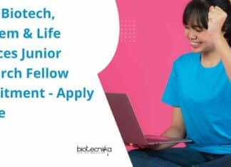 RGCB Biochemistry Research Position