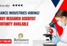 Reliance Industries PhD Scientist