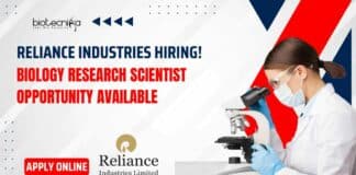 Reliance Industries PhD Scientist