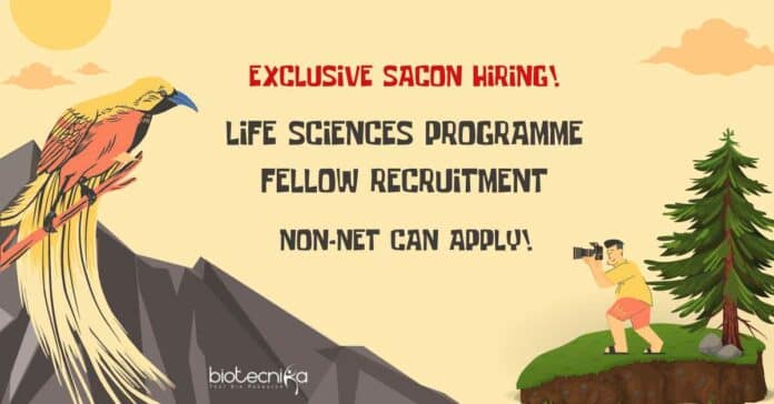 Non-Net Project Vacancies Life Sciences at SACON - Apply Now