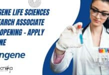 Syngene Research Jobs Life Sciences
