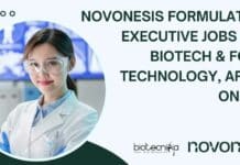 Novonesis Formulation Executive Jobs
