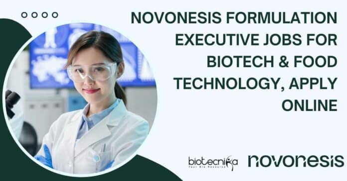 Novonesis Formulation Executive Jobs