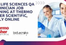 Life Sciences QA Technician Job