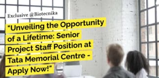 ACTREC MSc Microbiology Project Staff Recruitment - Applications Invited