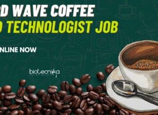 Third Wave Coffee Food Technologist Job Opening – Apply Now! Third Wave Coffee Food Technologist
