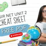 CSIR NET UNIT 2 Cheat Sheet Download