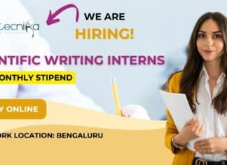 Scientific Writing Intern Vacancy
