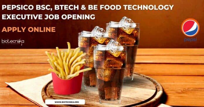 Pepsico Food Technology Executive