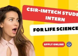 CSIR-IMTECH Student Intern Opportunity