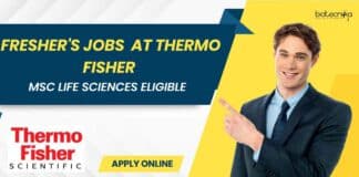 Freshers Vacancies For Life Sciences