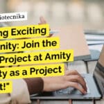 Amity University Project Assistant Recruitment For Microbiology – Apply Now Amity AIB Project Job Opening For Microbiology, Biotechnology - Apply Now