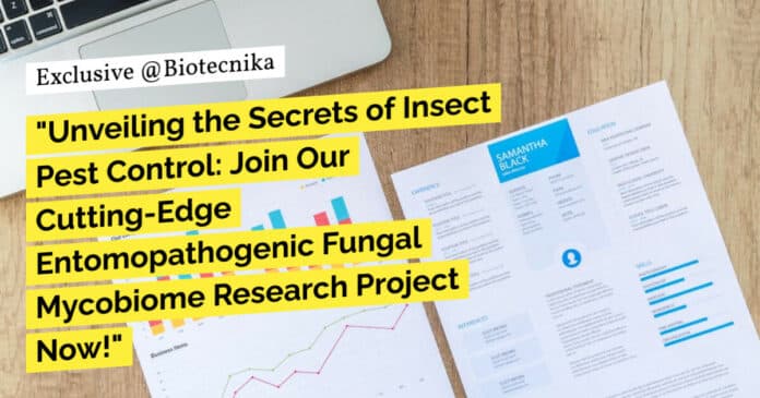 Agricultural Sciences Project Vacancies