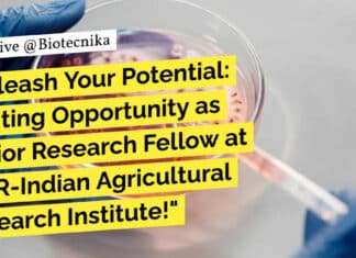 IARI JRF Job Opening For Life Sciences, Mol Bio - Apply Now