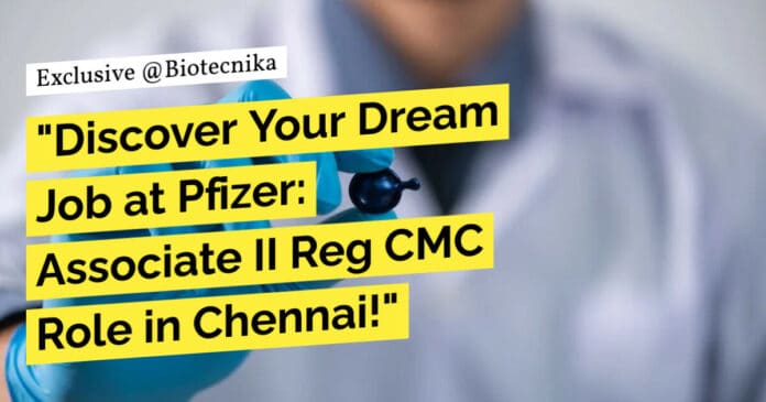 Pfizer Associate Role For Biological Sciences & Biotech - Apply Online