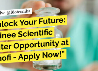 Trainee Scientific Writer Opportunity at Sanofi - Apply Now!
