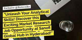 Market Research Job Opening at Sanofi, Apply Online Now