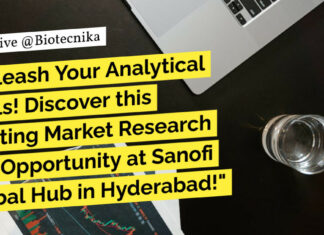Market Research Job Opening at Sanofi, Apply Online Now