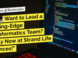 Bioinformatics Jobs at Strand Life Sciences, Apply Now
