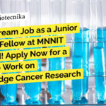 MNNIT Bioinformatics, Life Sciences Research Fellow Recruitment - Applications Invited