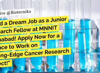 MNNIT Bioinformatics, Life Sciences Research Fellow Recruitment - Applications Invited