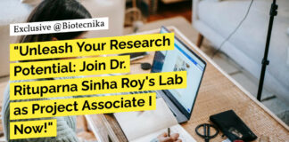 IISER Kolkata Bioinformatics Project Job - Biotech Can Also Apply