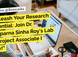 IISER Kolkata Bioinformatics Project Job - Biotech Can Also Apply