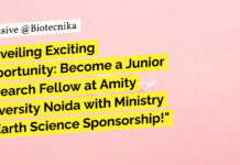 Amity University Bioinformatics Research Fellow Recruitment - Apply Now