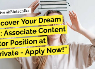Biotech Content Editing Jobs at Clarivate - Apply Online Now