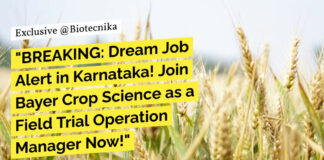 Bayer Agricultural Sciences Job Opening - Apply Online Now