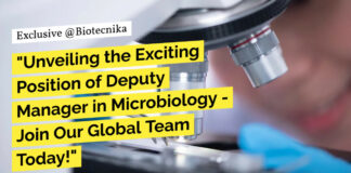 Endo Deputy Manager Microbiology Job Opening - Apply Online Now