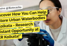 IISER Kolkata Research Assistant Job For Microbiology, Botany - Apply Now