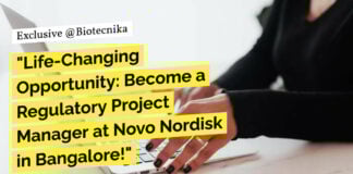 Novo Nordisk Regulatory Project Manager Job Opening, Apply Now