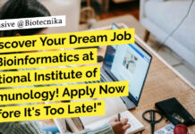 NII Delhi Bioinformatics Project Scientist Job With Rs. 56,000 pm Pay