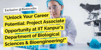IIT Kanpur Life Sciences Project Job Opening - Apply Now