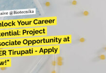 Bioinformatics Project Job at IISER Tirupati - Apply Now