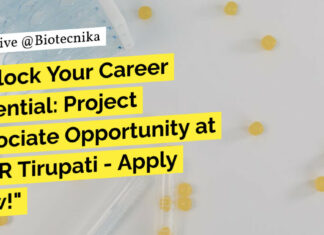 Bioinformatics Project Job at IISER Tirupati - Apply Now