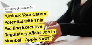 Apotex Life Science Regulatory Affairs