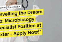 Microbiology Specialist Position at Baxter - Apply Now!