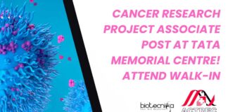 Cancer Research Project Associate Post