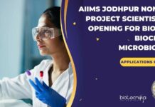 AIIMS Jodhpur Non-Med Project Scientist